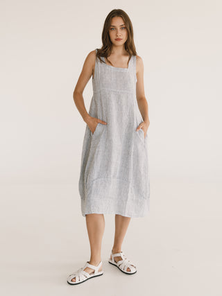 John-P Short Dress | Striped