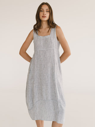 John-P Short Dress | Striped