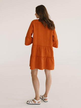 Amalia Dress | Orange
