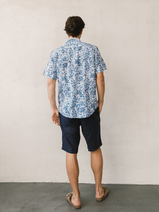 Lynno Shirt | Floral Light Blue