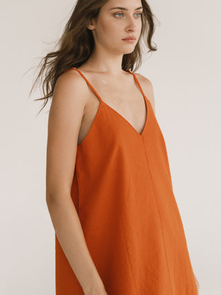 Lynno Light Dress | Orange