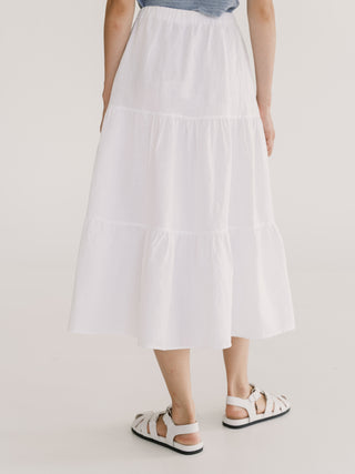 Boho Skirt | White