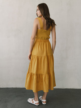 Boho Skirt | Mustard