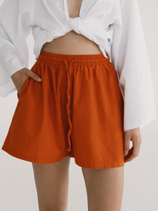 Lynno Shorts | Orange
