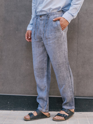 Pants Stone Washed | Grey