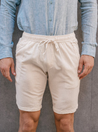 Bermuda Shorts | Light Beige