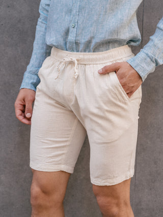 Bermuda Shorts | Light Beige