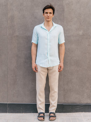 Lynno Shirt | Green Blue