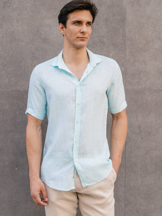 Lynno Shirt | Green Blue