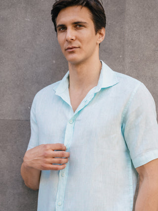 Lynno Shirt | Green Blue