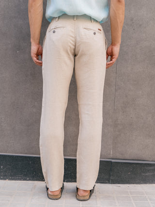 Lynno Pants | Beige