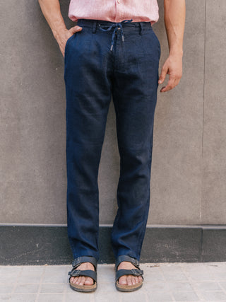 Lynno Pants | Navy