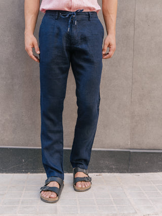 Lynno Pants | Navy