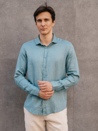 Lynno Shirt | Petrol