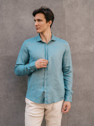 Lynno Shirt | Petrol