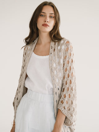 Open-Knit Cardigan