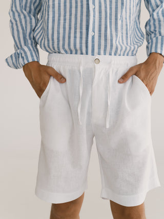 Bermuda Shorts | White