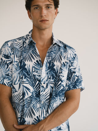 Lynno Shirt | Floral Blue