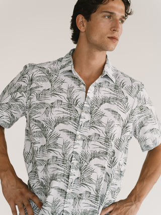 Lynno Shirt | Floral Green