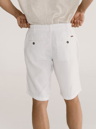 Bermuda Shorts | White
