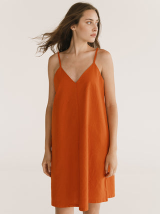 Lynno Light Dress | Orange