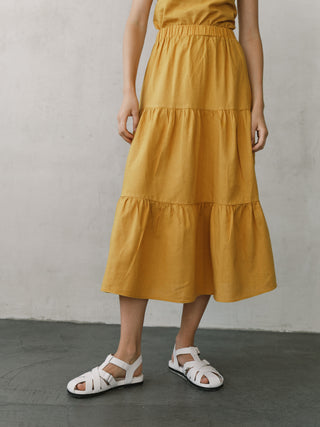Boho Skirt | Mustard