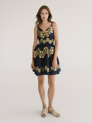 Black Shell Mini Dress